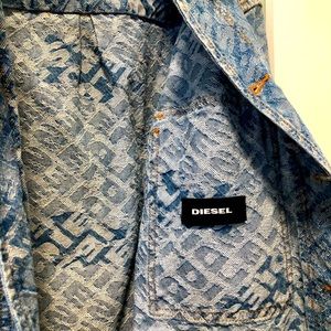 Mens Diesel Denim Blazer